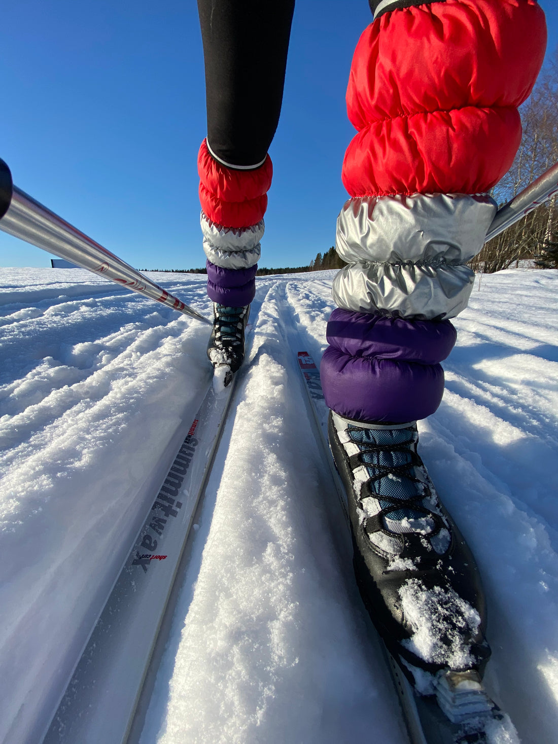 Cross country skiing with BoneWarmers!