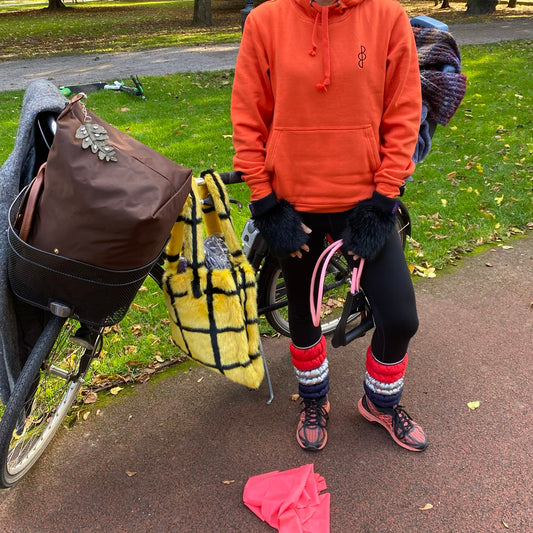 Outdoor exercise with BoneWarmers