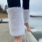 BoneWarmers knitted Fluff - White